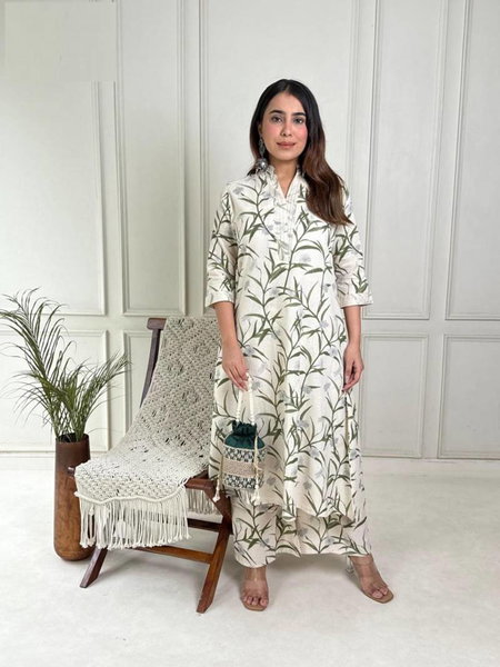 Naisha K 80 Khadi Cotton Kurti With Bottom Wholesale Suppliers In Mumbai